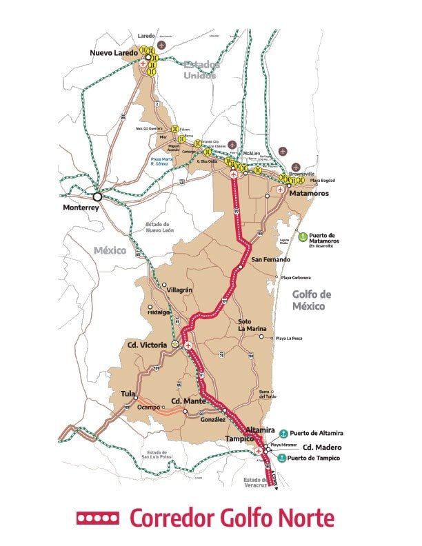 Corredor del Golfo Norte perfila una nueva etapa de conectividad para Tamaulipas