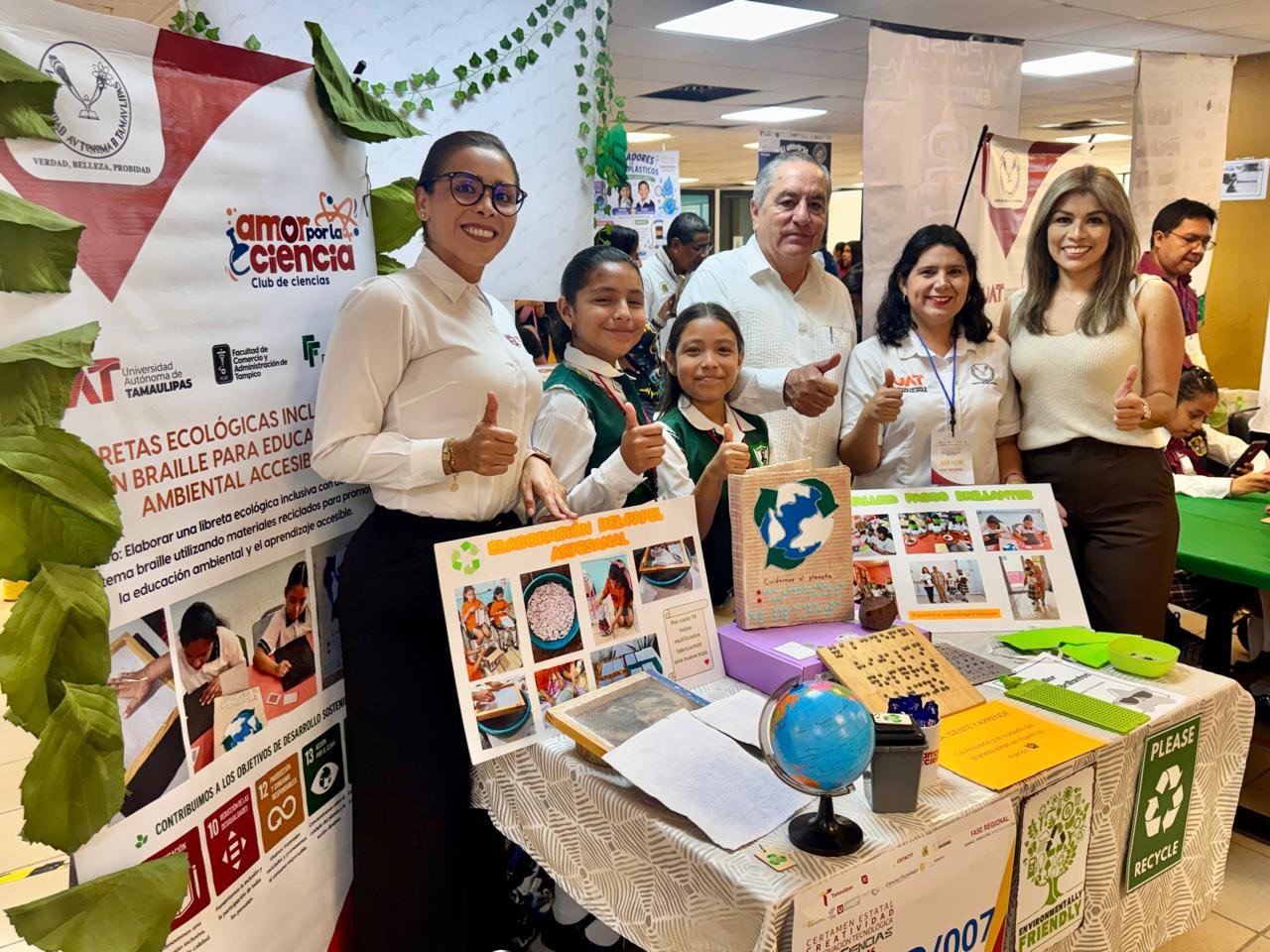 Talento infantil asesorado por la UAT avanza a la etapa estatal de ExpoCiencias