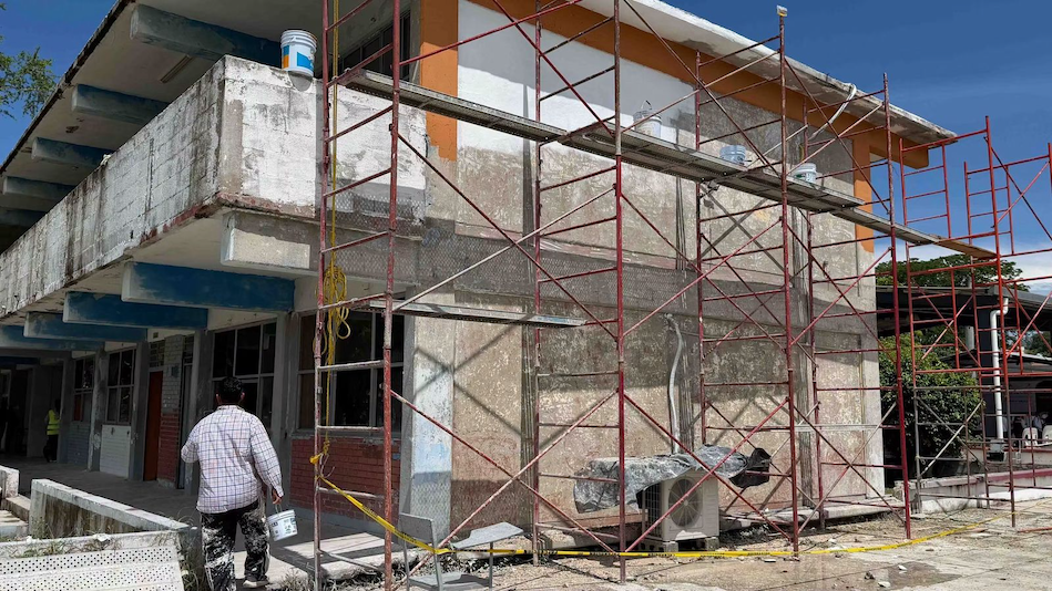 Rehabilitación de planteles fortalece espacios escolares en Tampico